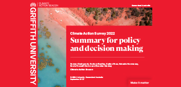 Summary for Policy and Decision Making - Climate Action Survey 2022