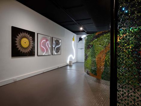 Image: 'JP Willis: Love is in the air', installation view, June 2026, Webb Gallery, Queensland College of Art & Design. Courtesy of the artist. Photo: Carl Warner