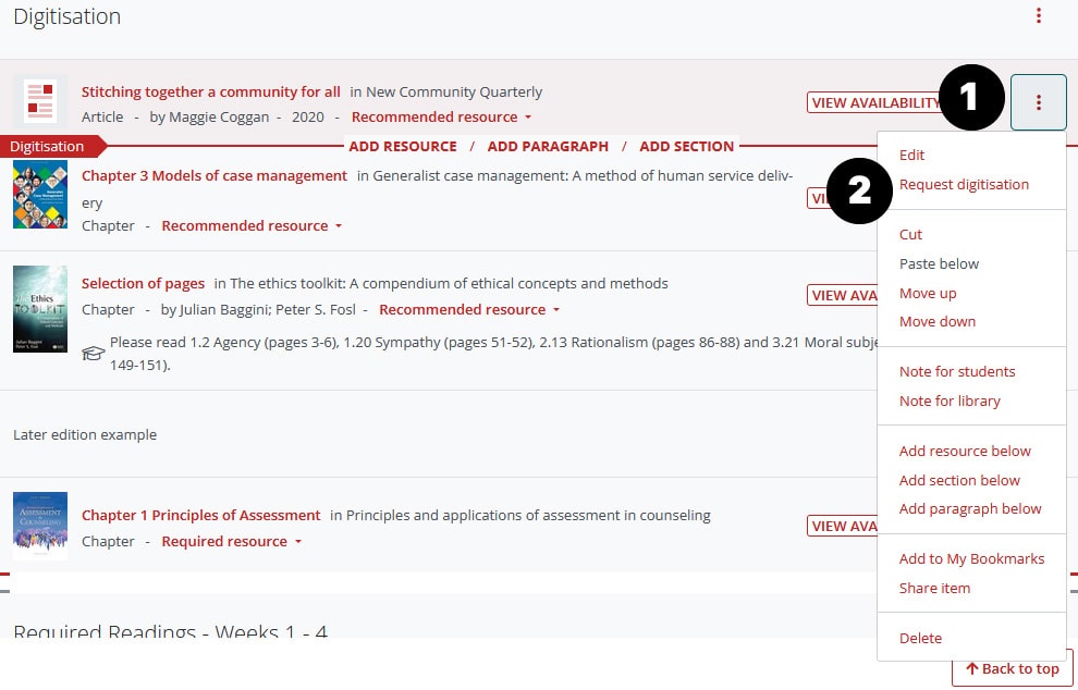 Request article digitisation