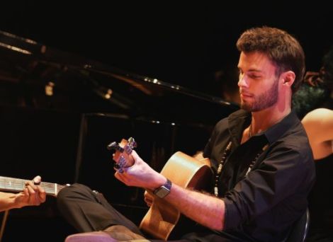 Student performing