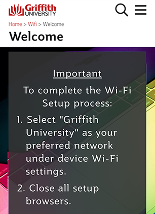 wifi setup instruction