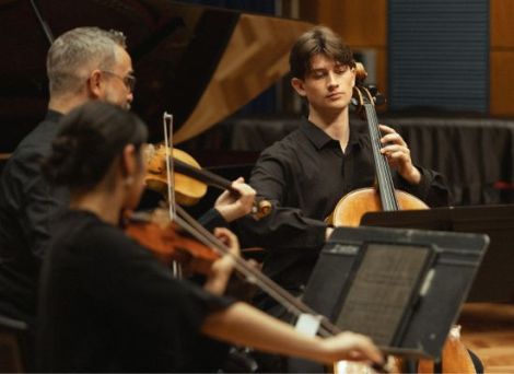 Students performing