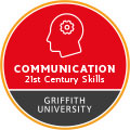 Communication badge
