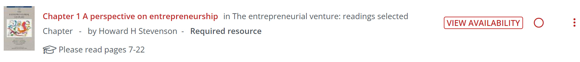 View availability View availability